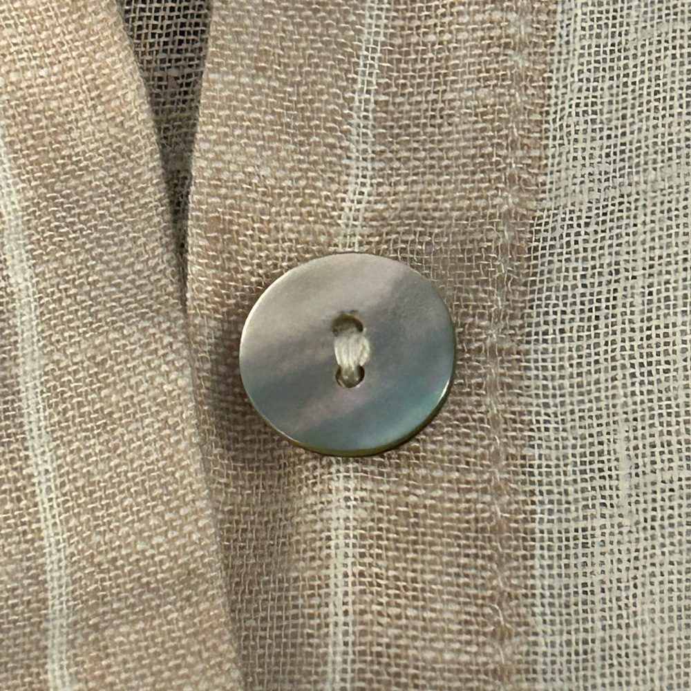 Rails Cito Shore Stripe Linen Blend Button-Up Shi… - image 9